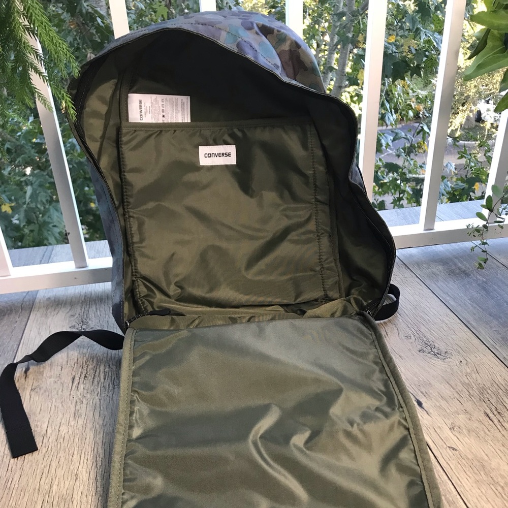 NWT Converse Rubber 22L Hods Backpack Military - Picture 5 of 7